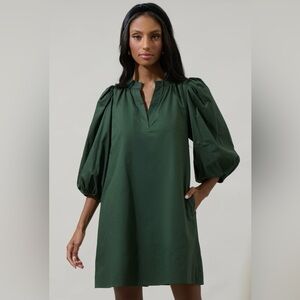 Sugarlips green shift dress